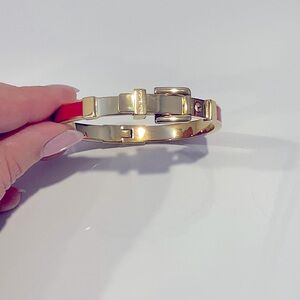 Michael Kors Red and Gold Bangle Bracelet